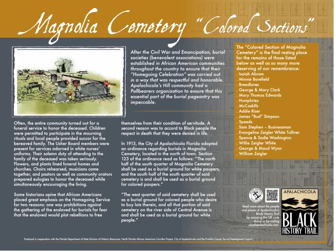 Black History Trail - magnolia cemetery